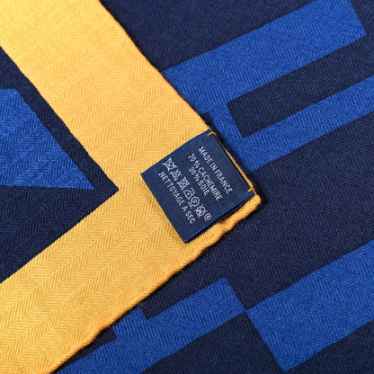 Hermes Cashmere Silk Op'H Shawl 140 2 of 6
