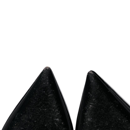 Valentino Garavani Patent VLTN 105mm Pumps 36.5 Black White 9 of 12