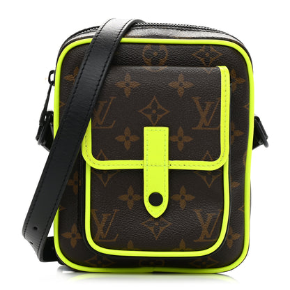 Louis Vuitton Monogram Macassar Christopher Wearable Wallet Fluorescent Yellow 1 of 9