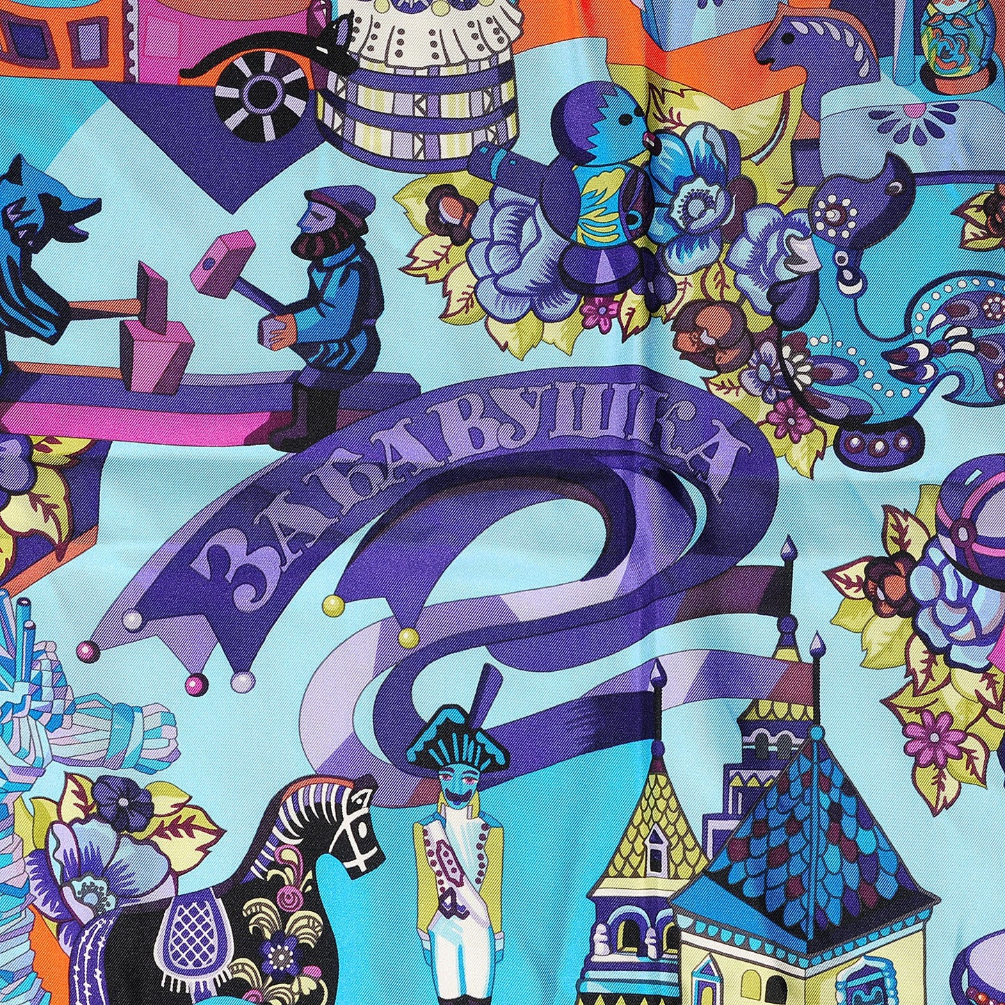 Silk Zabavushka Scarf 90