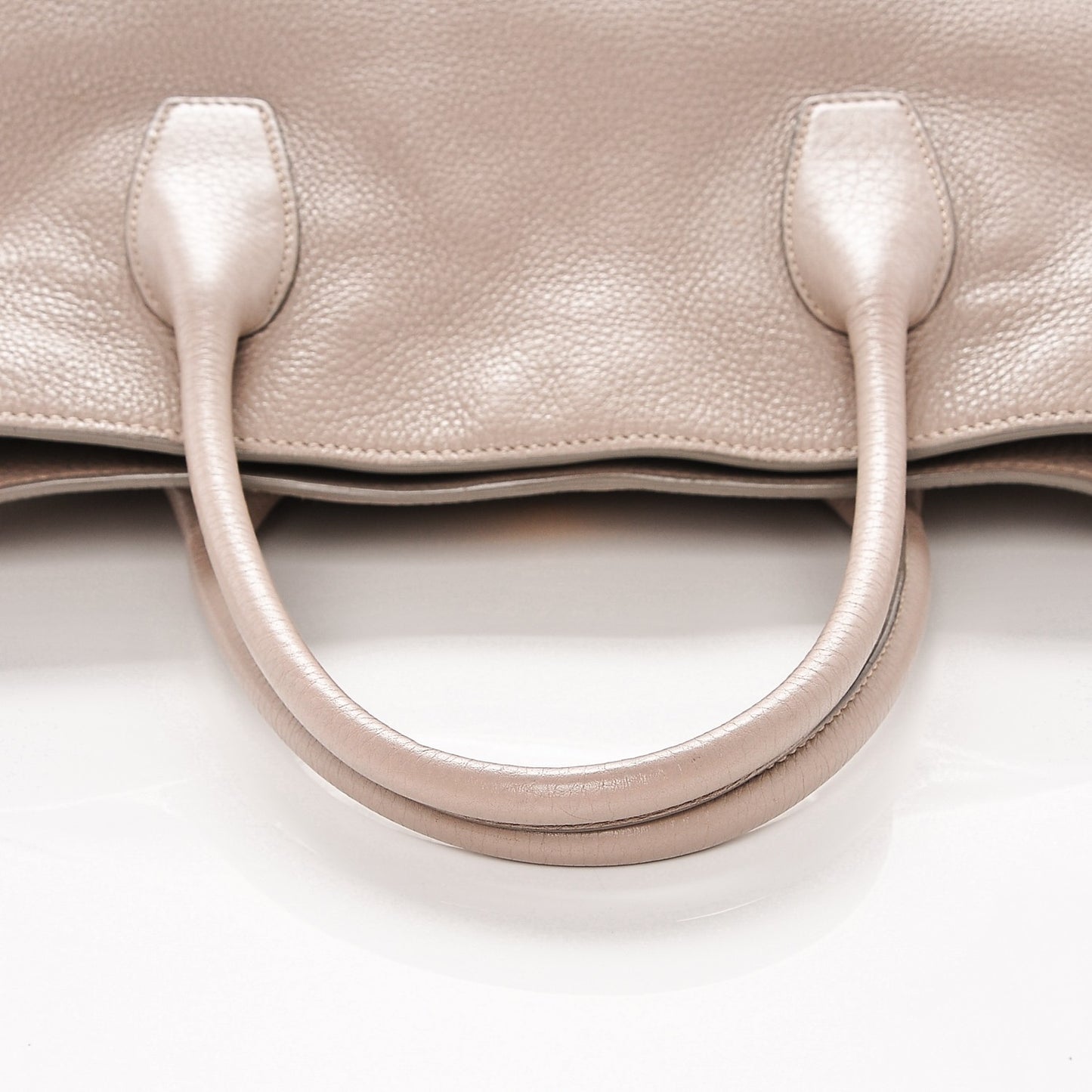 Vitello Daino Shopping Tote Pomice