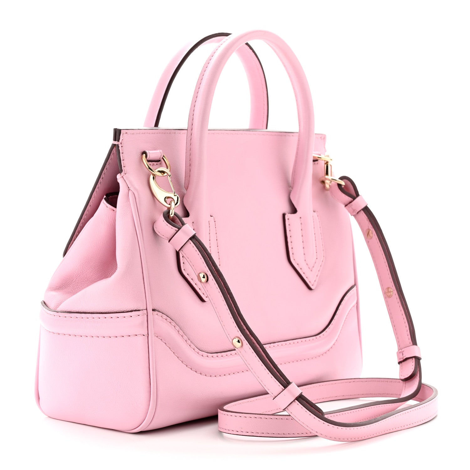 Versace Calfskin Medium Palazzo Empire Bag Pink 3 of 13
