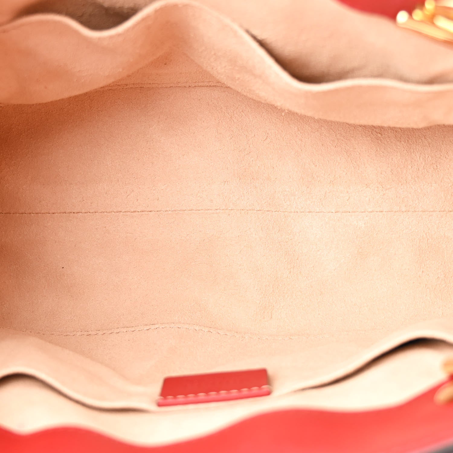 Gucci Guccissima Small Padlock Tote Red 5 of 11