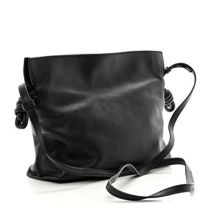 Loewe Calfskin Mini Flamenco Knot Clutch Black 3 of 10