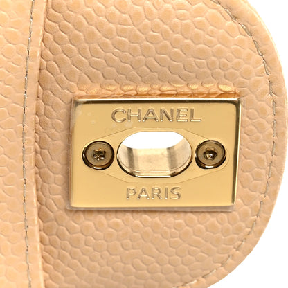Chanel Caviar Quilted Medium Double Flap Beige 7 of 12