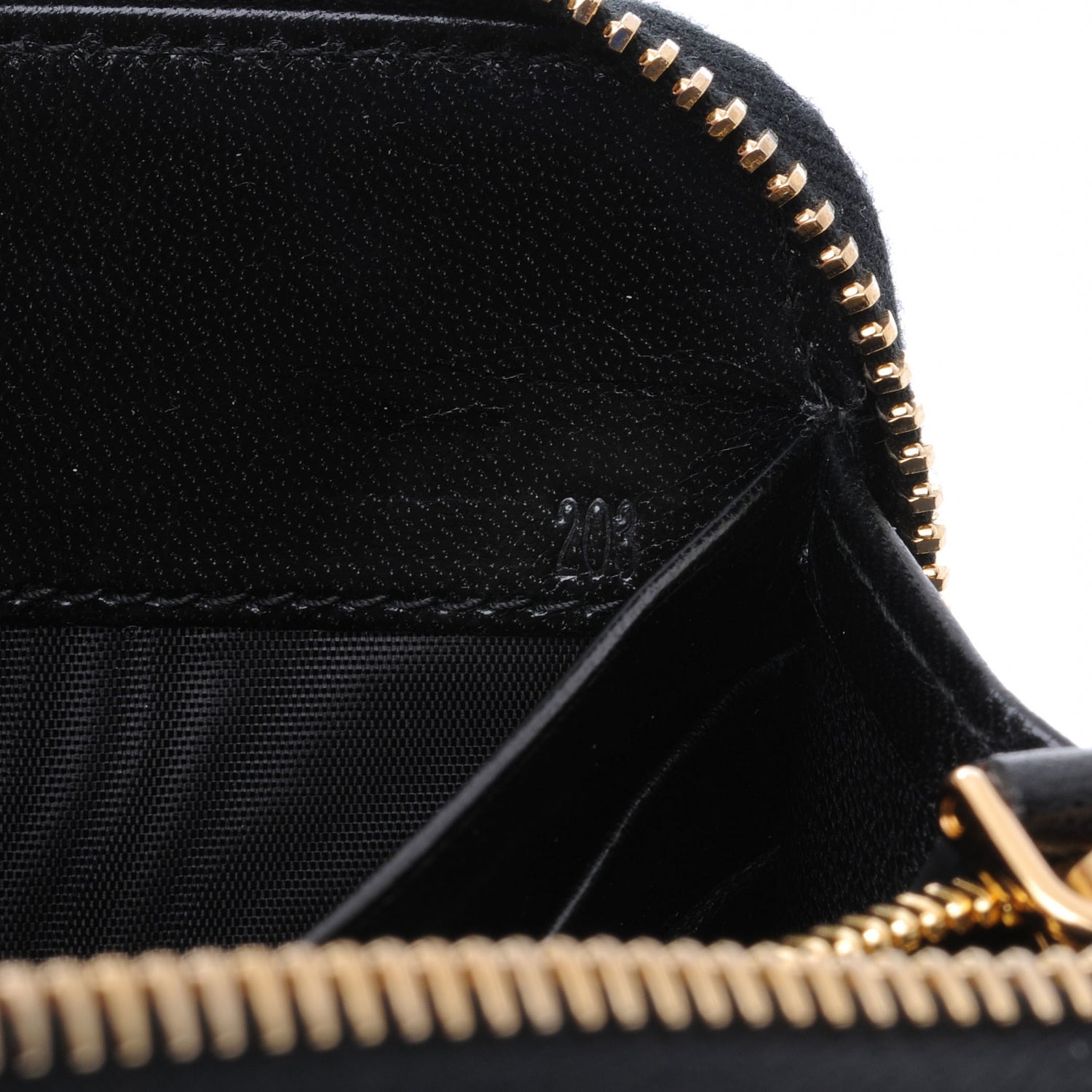Prada Goatskin Woven Zip Around Wallet Rubino Black 8 of 8