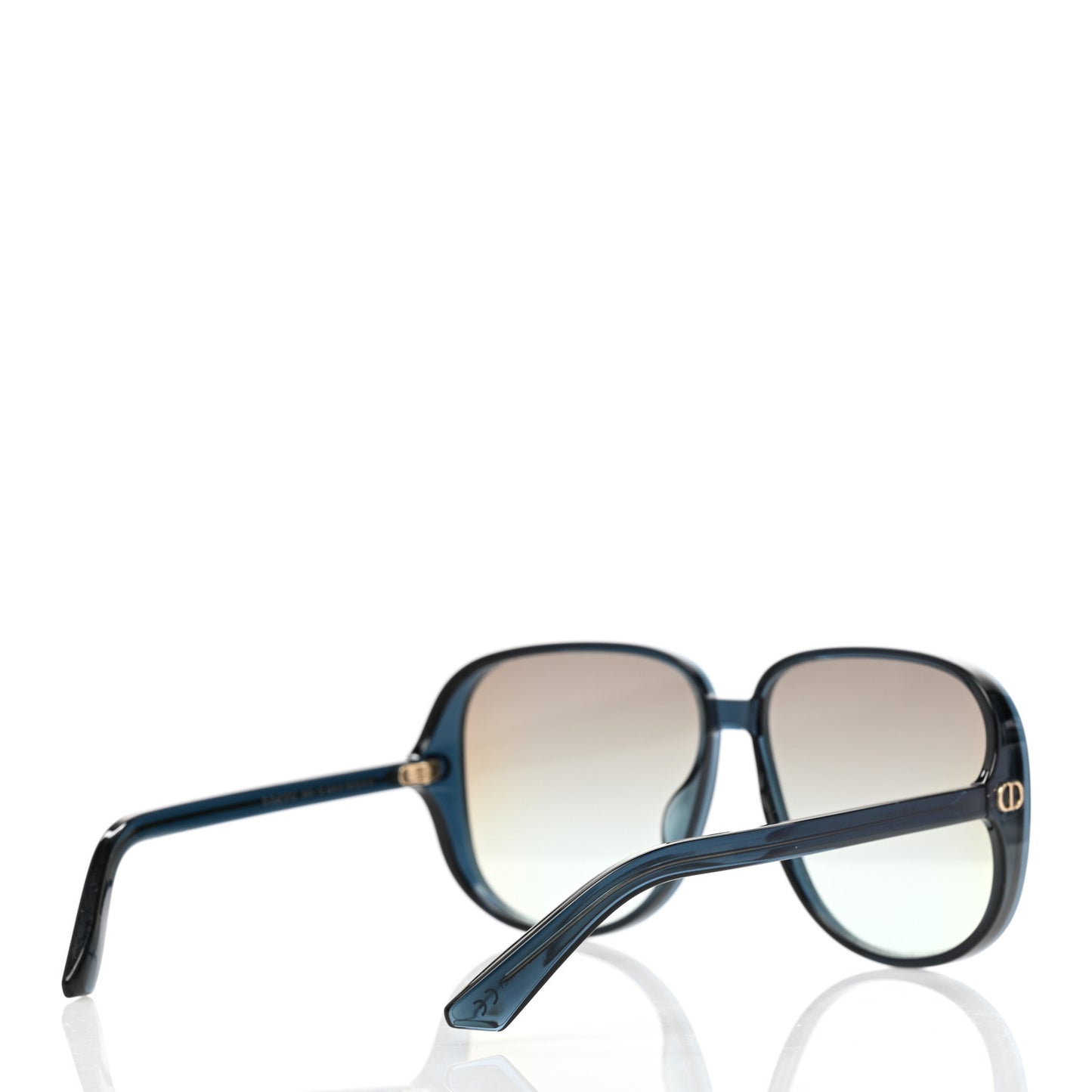 Transparent Acetate D-Doll Sunglasses Blue