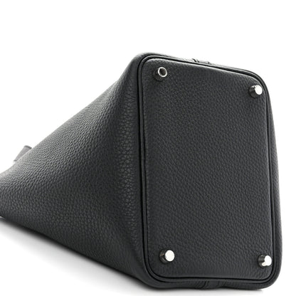 Hermes Taurillon Clemence Picotin Lock 18 PM Black 9 of 10