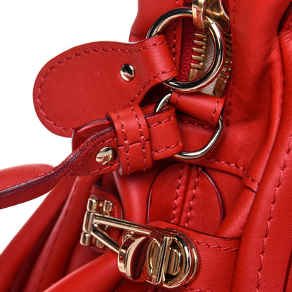 Chloe Calfskin Medium Paraty Metal Bar Trim Red 22 of 29