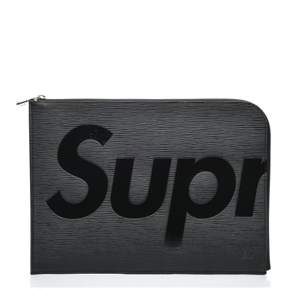 Louis Vuitton X SUPREME Epi Pochette Jour GM Black 1 of 7