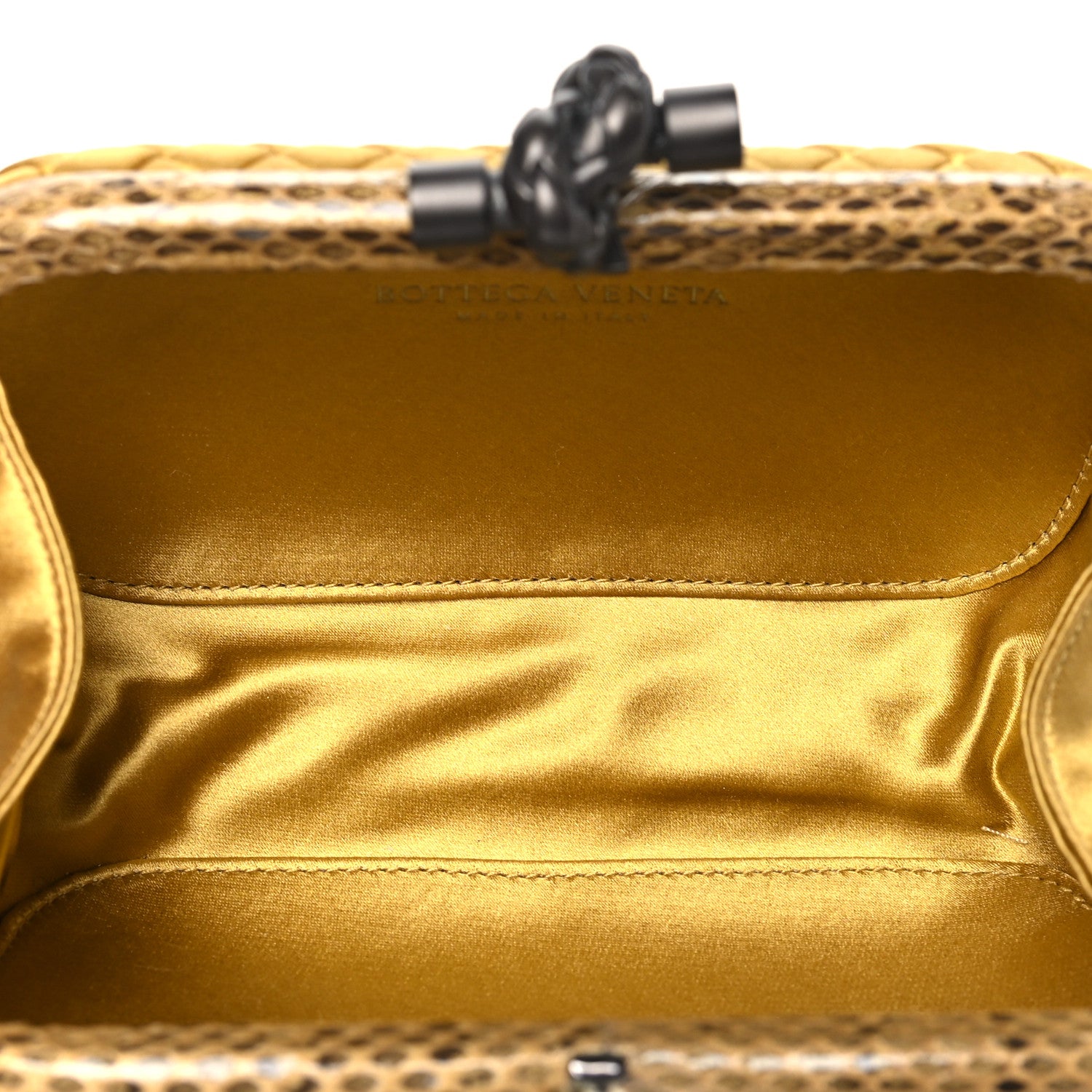 Bottega Veneta Satin Intreccio Impero Ayers Knot Clutch Duchesse 5 of 9