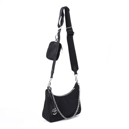 Prada Nylon Re-Edition 2005 Shoulder Bag Black 2 of 4