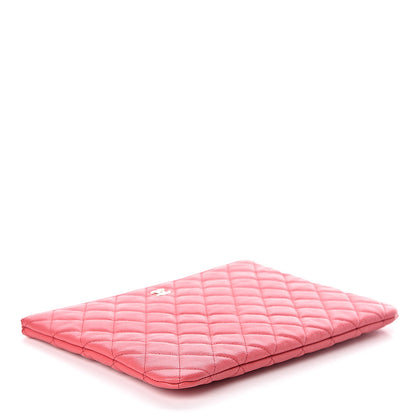 Chanel Caviar Quilted Medium Cosmetic Case Pink 4 of 7
