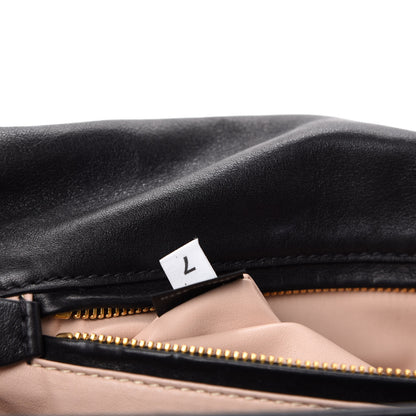 Prada Tela Tweed Chain Shoulder Bag Black 10 of 11