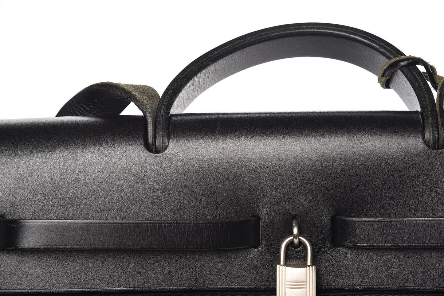 Toile Vache Calfskin Herbag 40 GM Black
