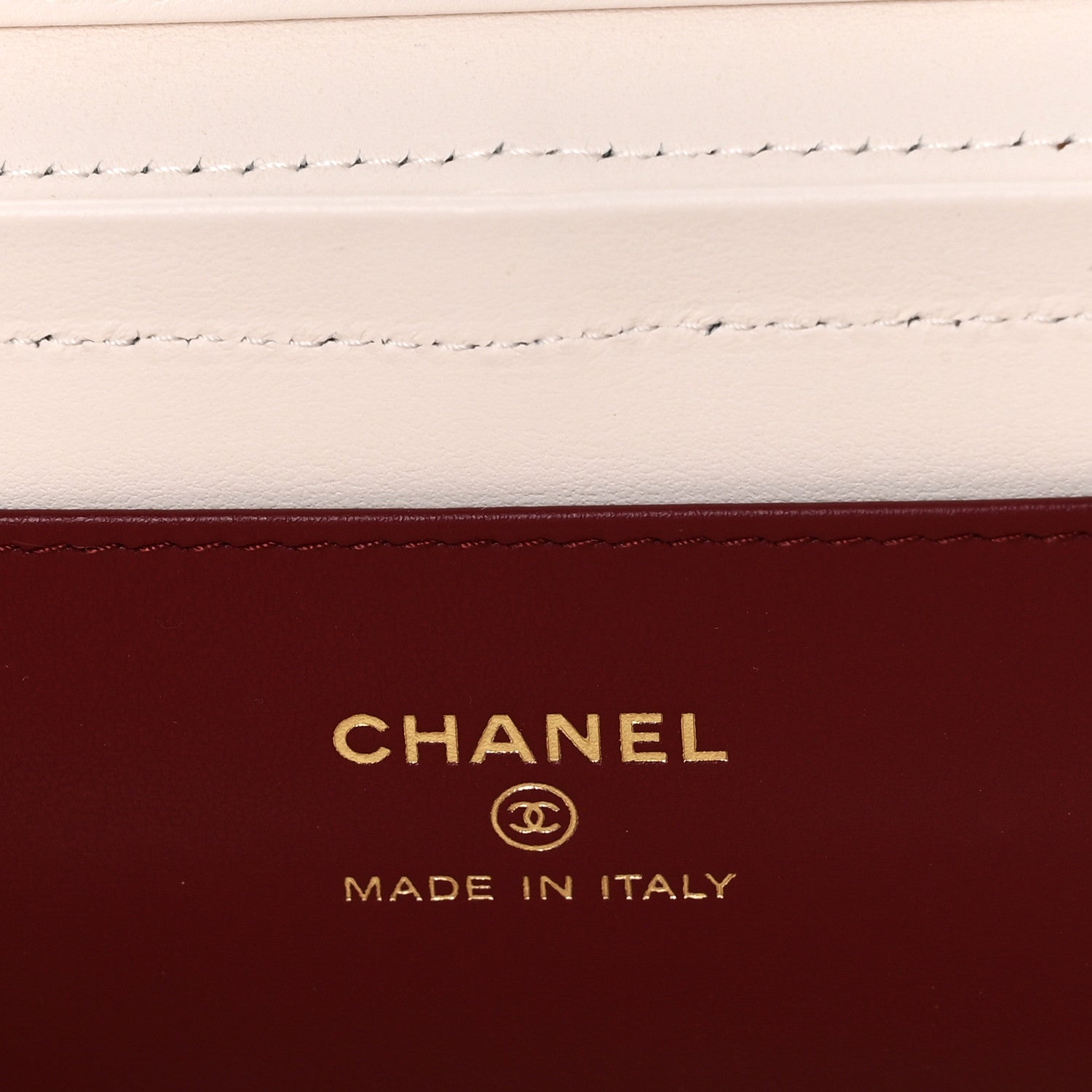 Chanel Shiny Caviar Preppy Coco Long Vanity With Strap White 7 of 12