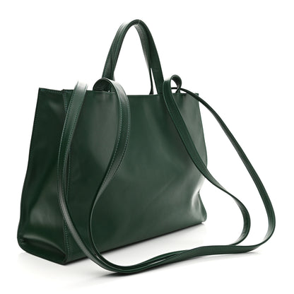 Telfar Vegan Leather Large Shopping Bag Dark Olive 3 of 13