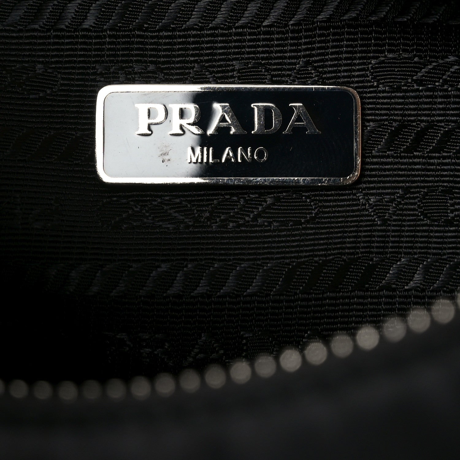 Prada Tessuto Nylon Saffiano Mini Re-Edition 2005 Bag Black 6 of 10