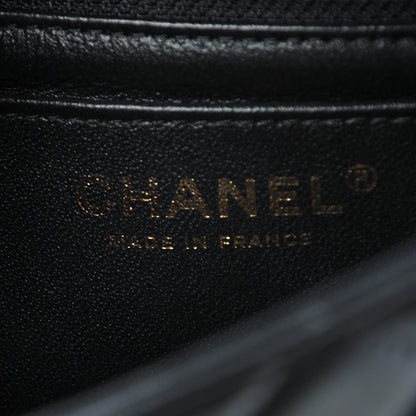 Chanel Lambskin Quilted Mini Rectangular Flap Black 6 of 8
