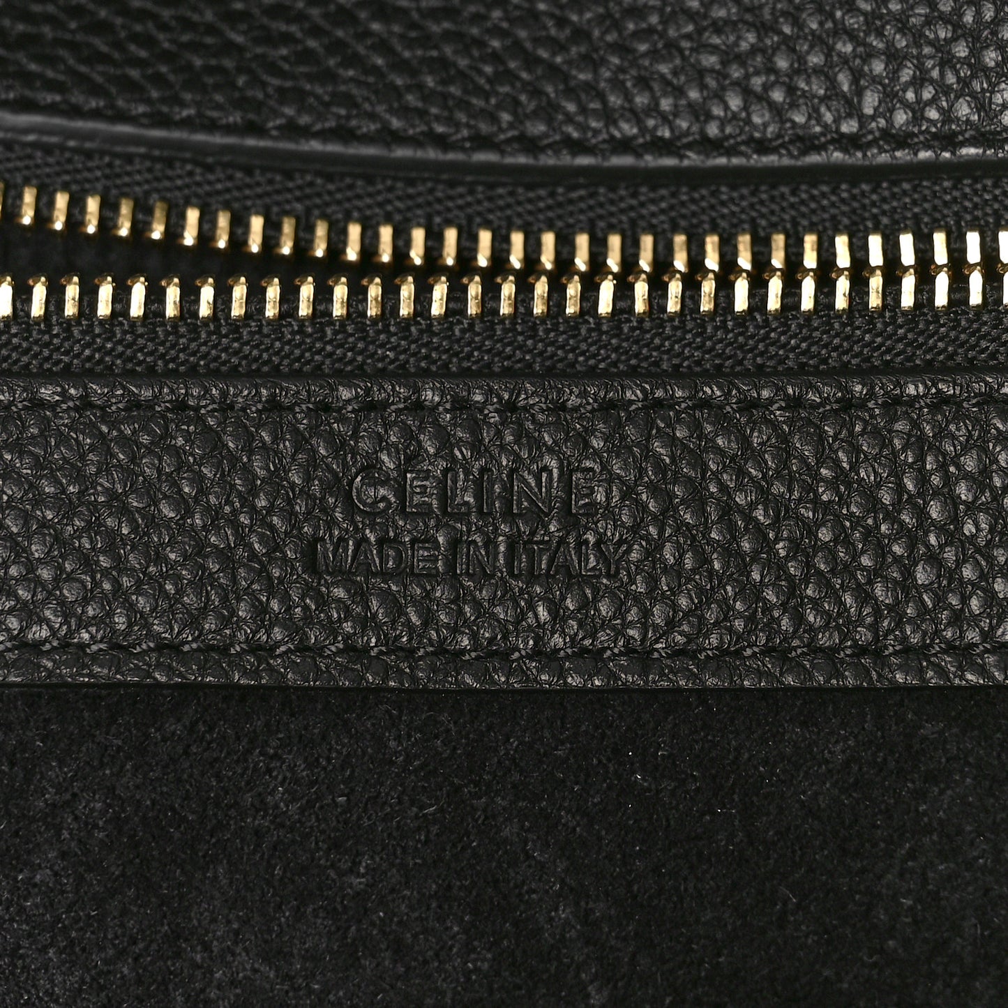 Soft Grained Calfskin Small Belt Cabas Phantom Black
