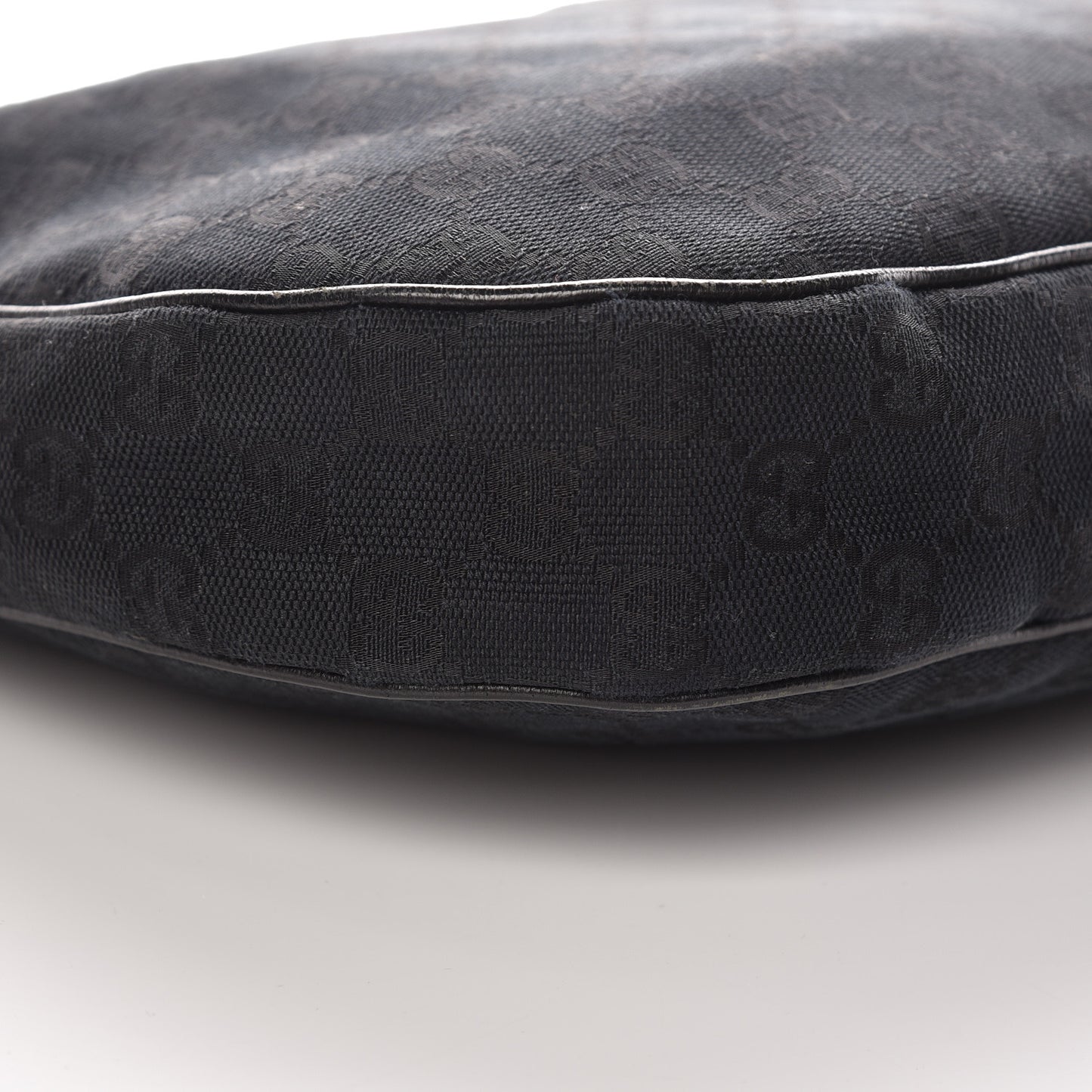 Monogram Medium Half Moon Hobo Black