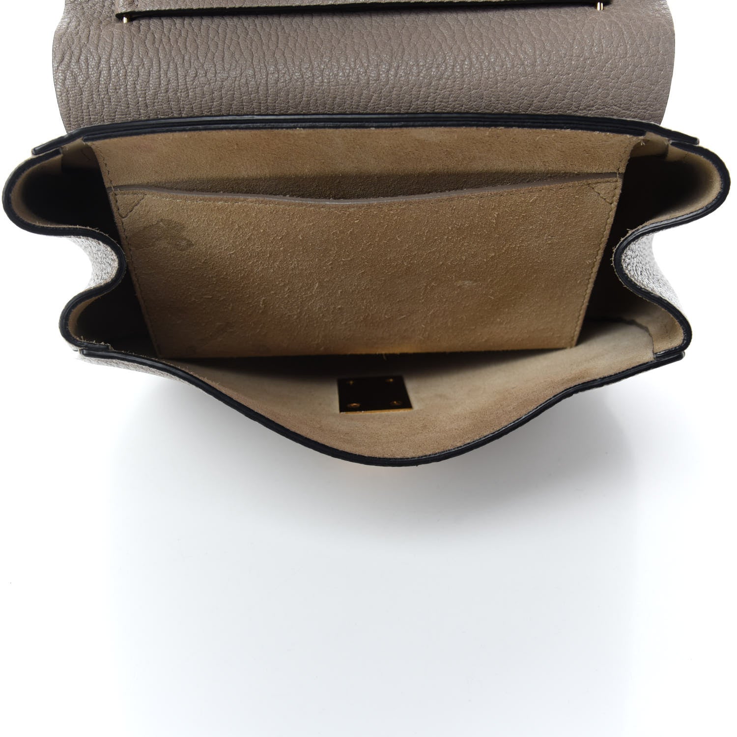 Chloe Grained Lambskin Drew Shoulder Bag Motty Grey 5 of 13