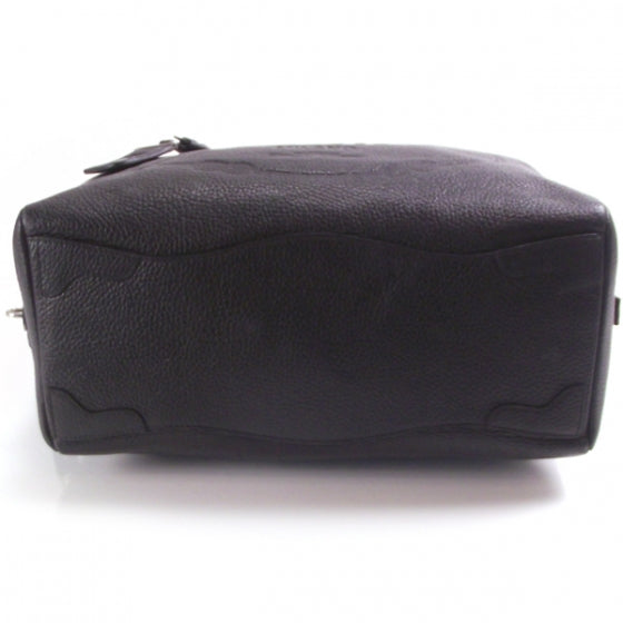 Prada Leather Large Logo Bowler Black 4 of 9