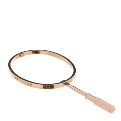 Cartier 18K Pink Gold Small LOVE Bracelet 16 4 of 5