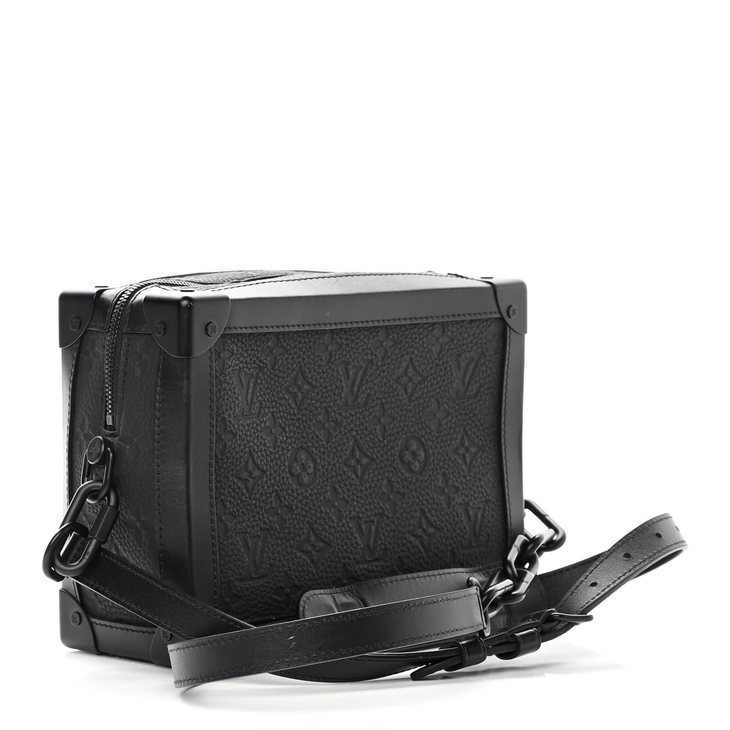 Taurillon Monogram Solar Ray Soft Trunk Black