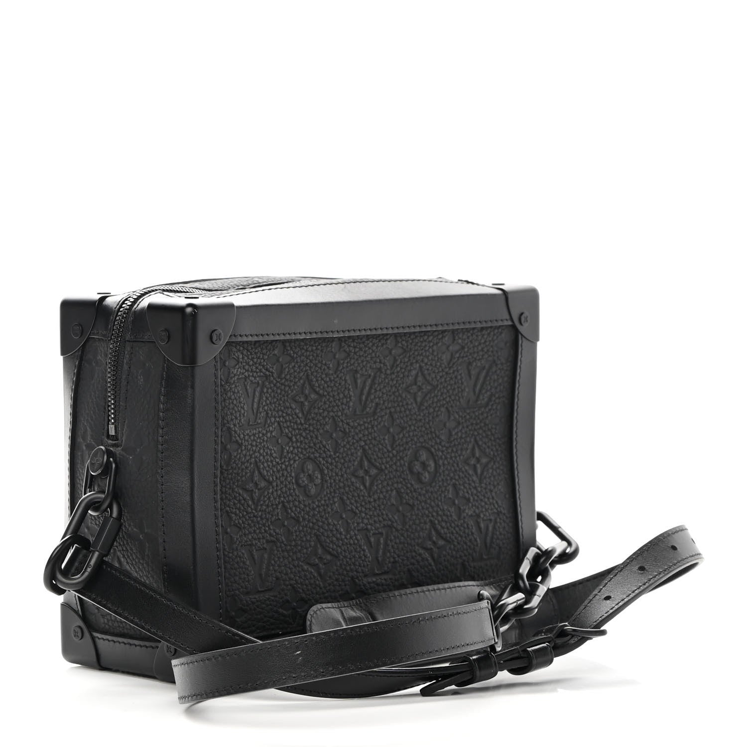 Louis Vuitton Taurillon Monogram Solar Ray Soft Trunk Black 3 of 11
