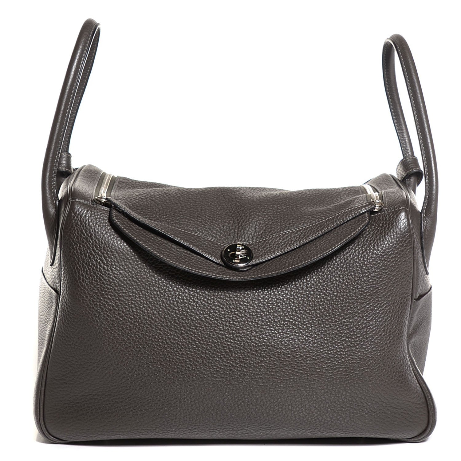 Hermes Taurillon Clemence Lindy 34 Graphite 1 of 16