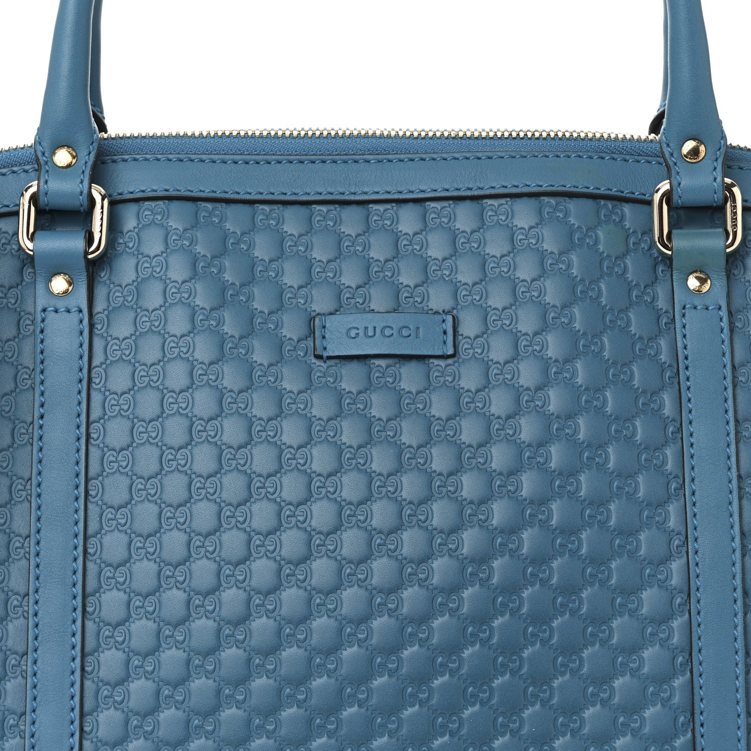 Gucci Soft Microguccissima Dome Satchel Deep Cobalt 8 of 10