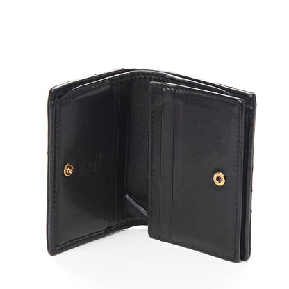 Gucci Calfskin Matelasse GG Marmont Card Case Wallet Black 4 of 6