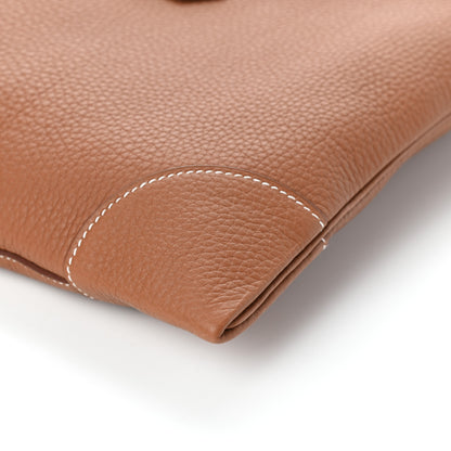 Hermes Taurillon Clemence Silkycity 33 Gold 10 of 10