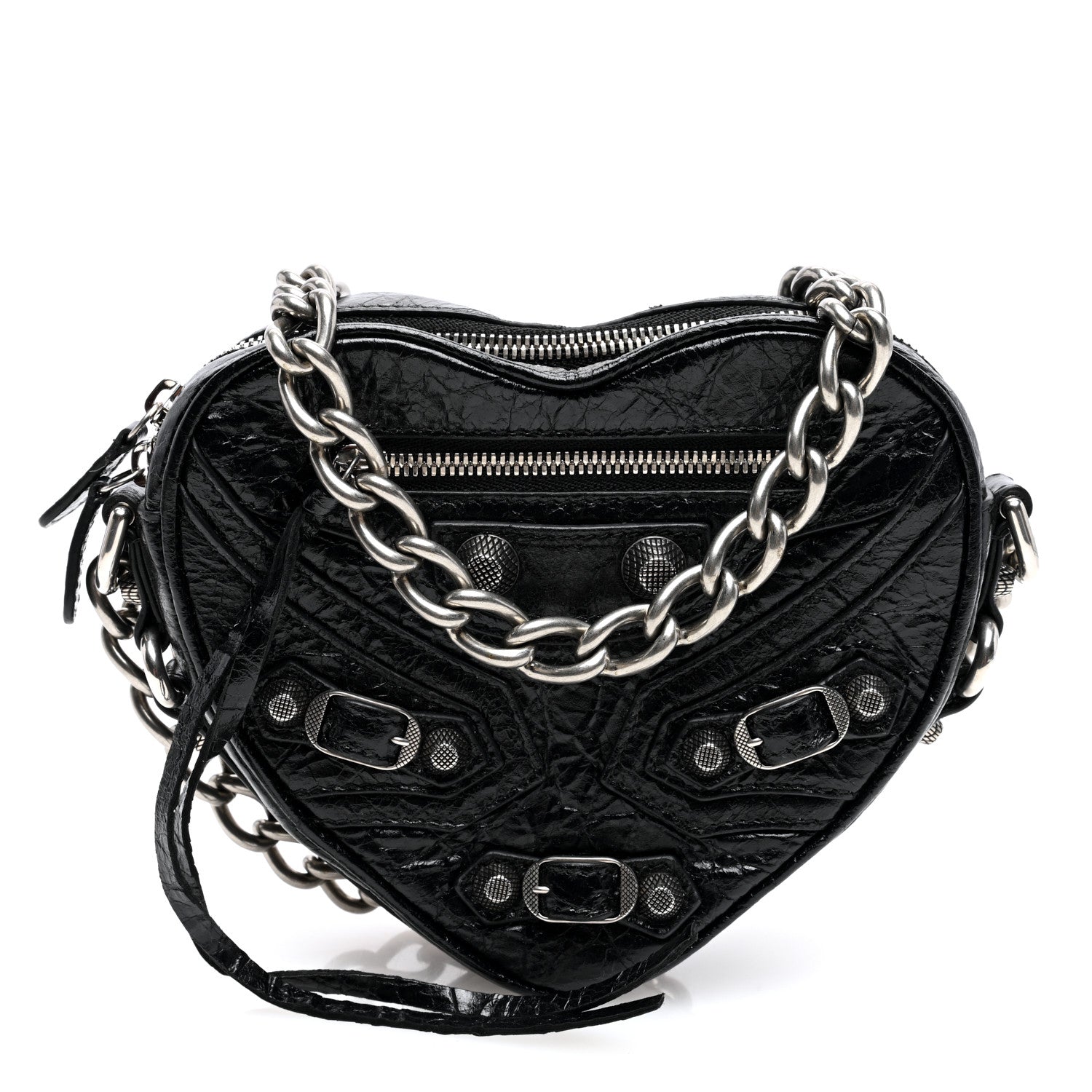 Balenciaga Agneau Arena Mini Le Cagole Heart Bag Black 1 of 8