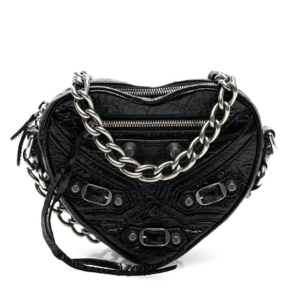 Balenciaga Agneau Arena Mini Le Cagole Heart Bag Black 1 of 8