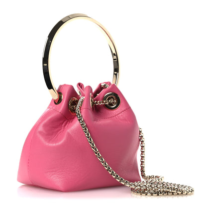 Jimmy Choo Calfskin Micro Bon Bon Bag Candy Pink 2 of 9