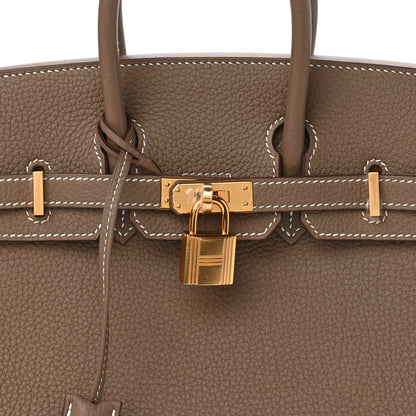 Hermes Togo Birkin 25 Etoupe 8 of 13
