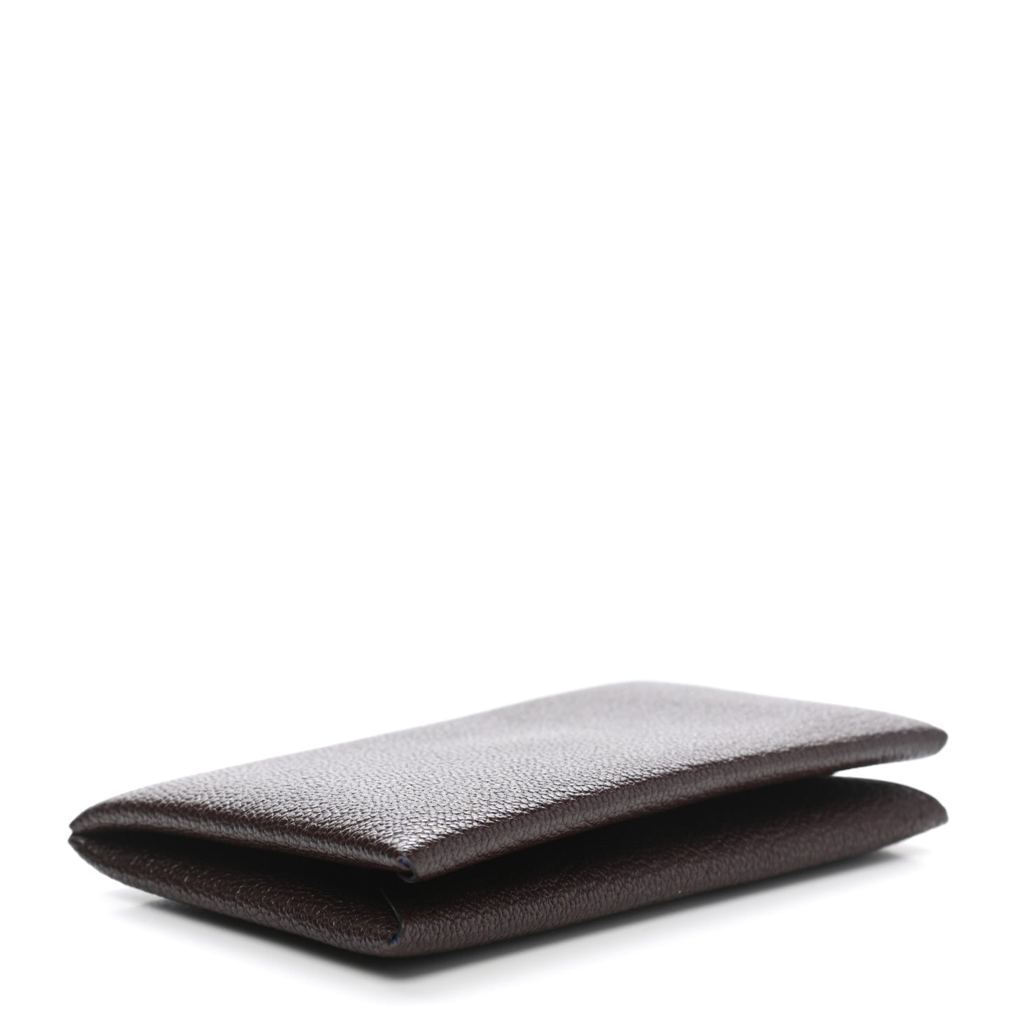 Chevre Chandra Verso Calvi Card Case Black Saphir