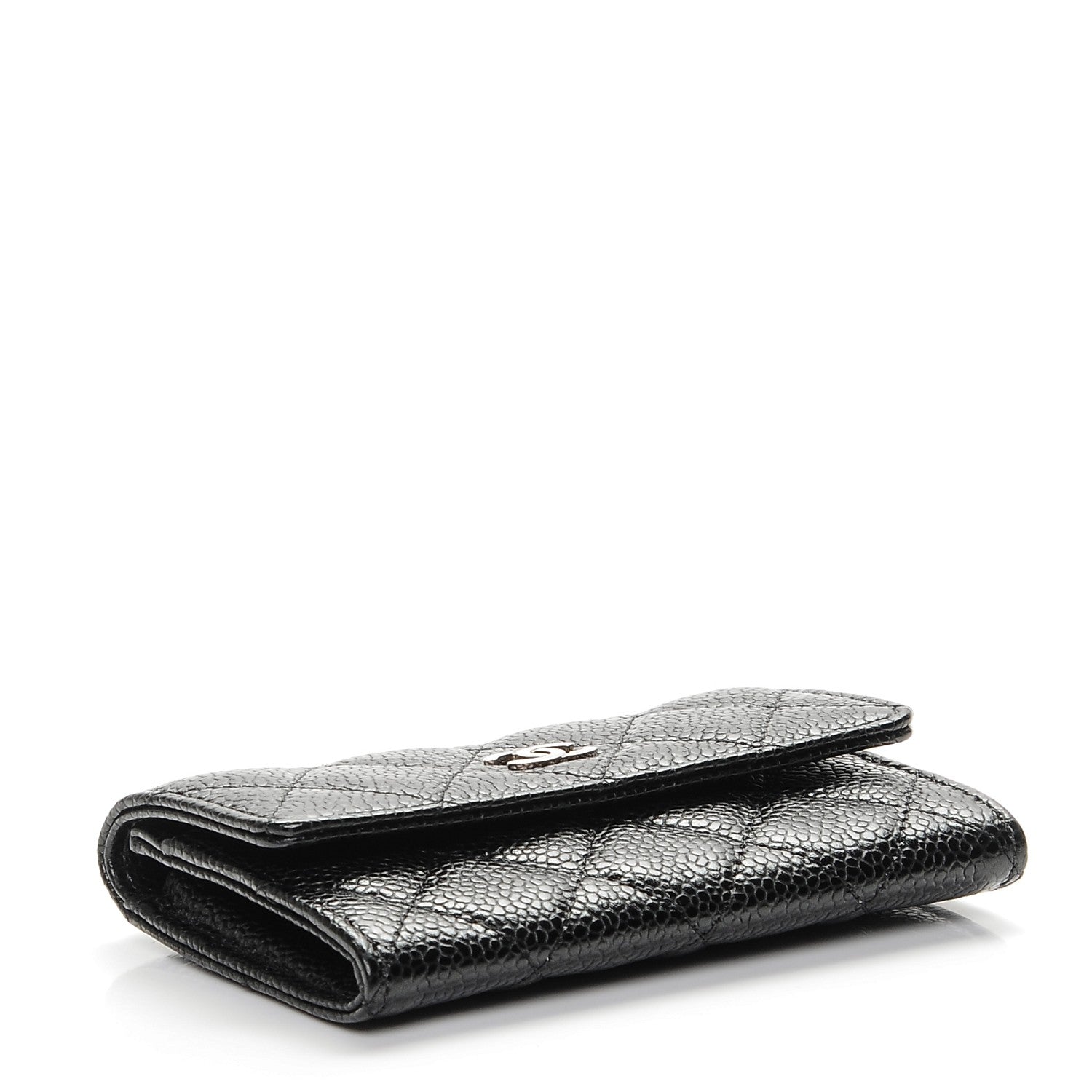 Chanel Caviar Quilted Flap Card Holder Black 4 of 8