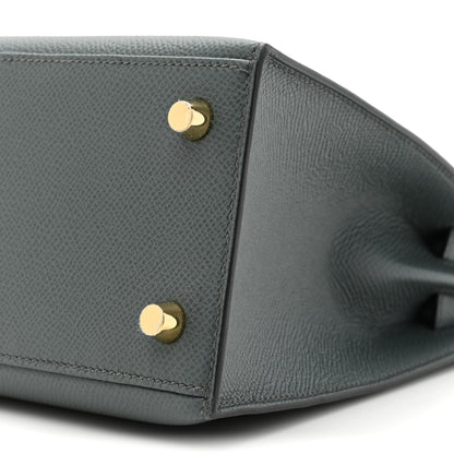 Hermes Epsom Kelly Sellier 25 Vert Amande 7 of 13