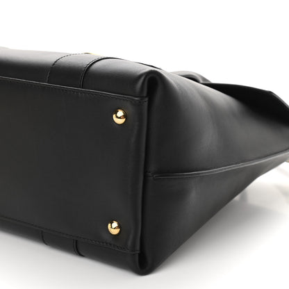 Salvatore Ferragamo Calfskin Medium Sookie Satchel Black 10 of 10