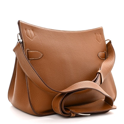 Hermes Taurillon Clemence Jypsiere 31 Gold 3 of 13