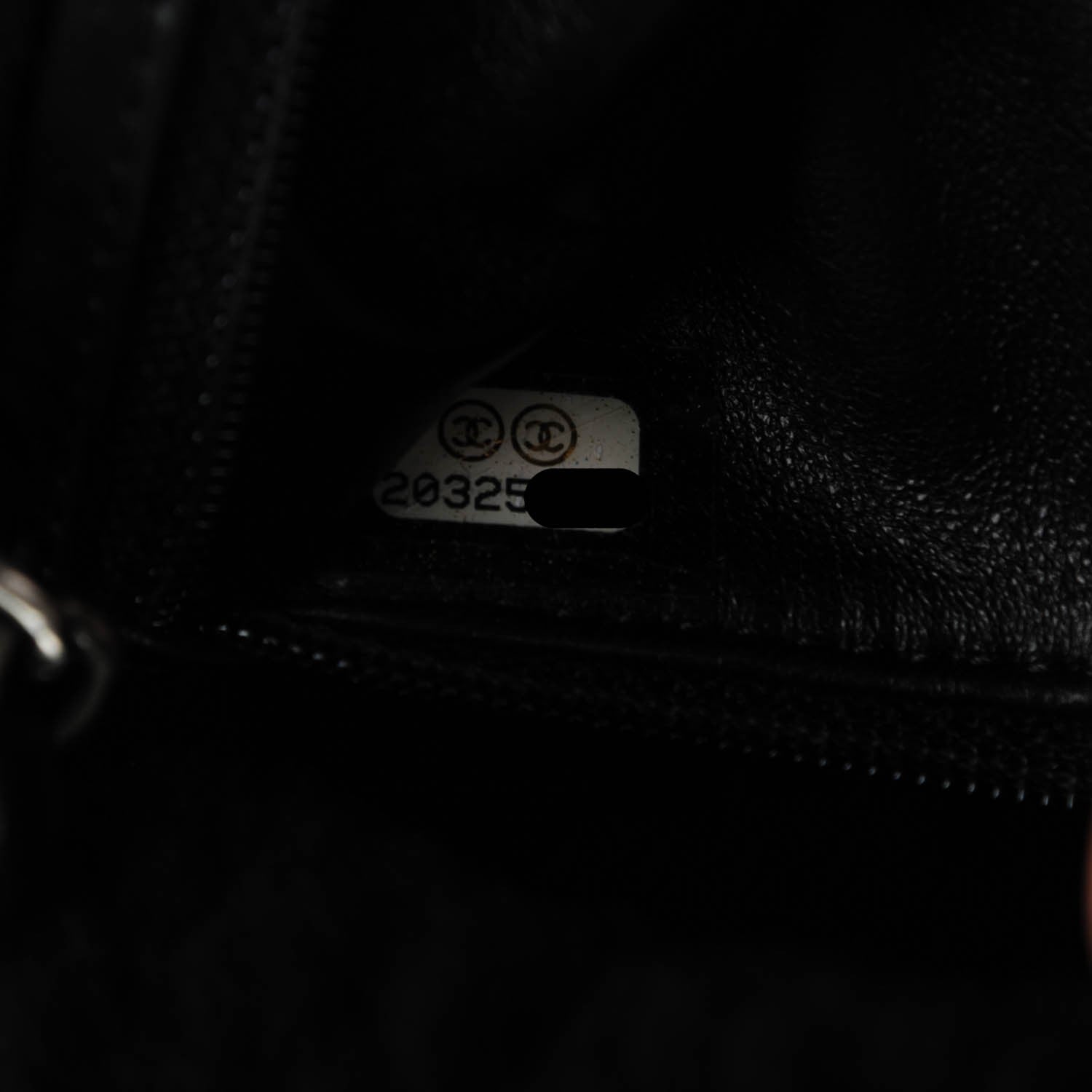 Chanel Shearling Lambskin Pearl Flap Black 8 of 8