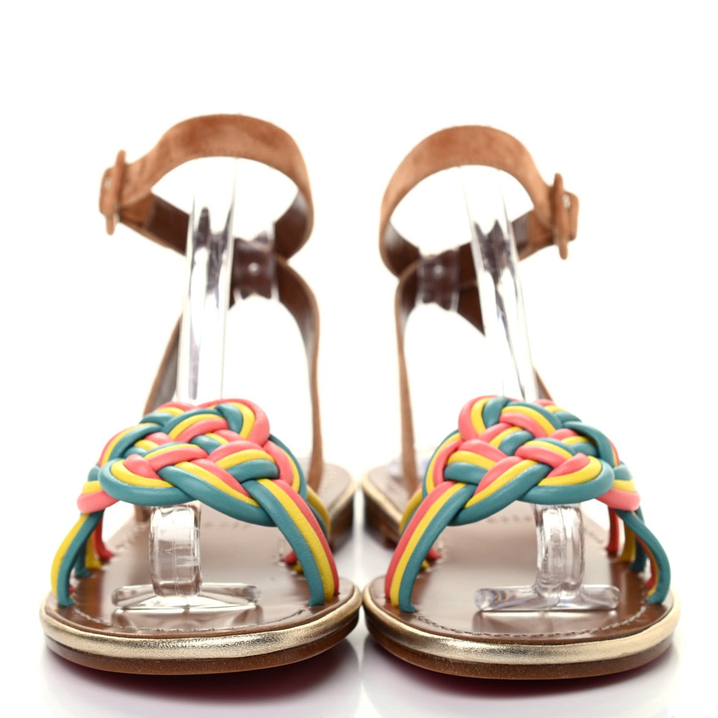 Nappa Veau Velours Ella Flat Sandal 36 Multicolor