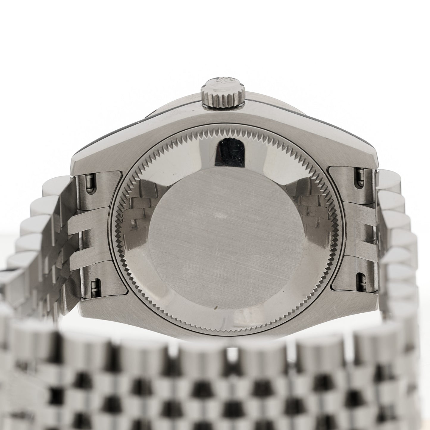 Stainless Steel 18K White Gold Diamond Bezel Meteorite 31mm Oyster Perpetual Datejust Watch 178384
