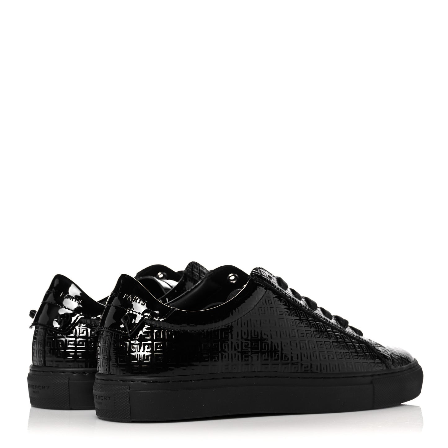 Patent Calfskin 4G Urban Street Sneakers 36 Black