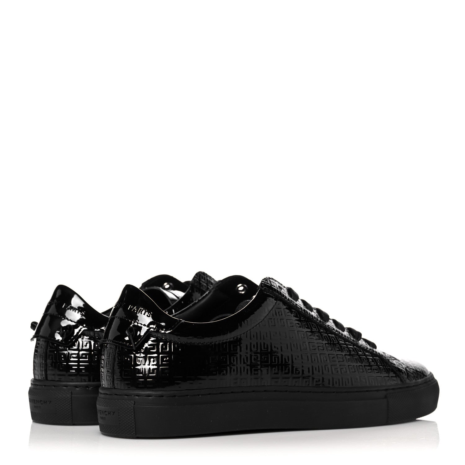 Givenchy Patent Calfskin 4G Urban Street Sneakers 36 Black 4 of 8