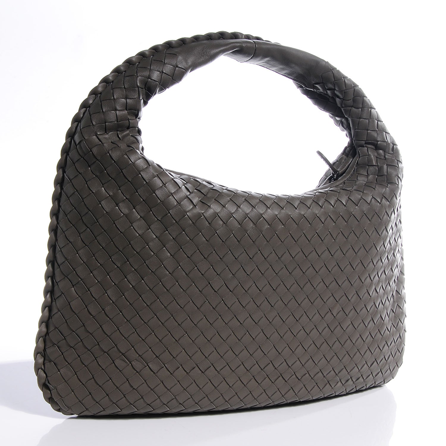 Bottega Veneta Nappa Intrecciato Medium Veneta Hobo Steel 3 of 8