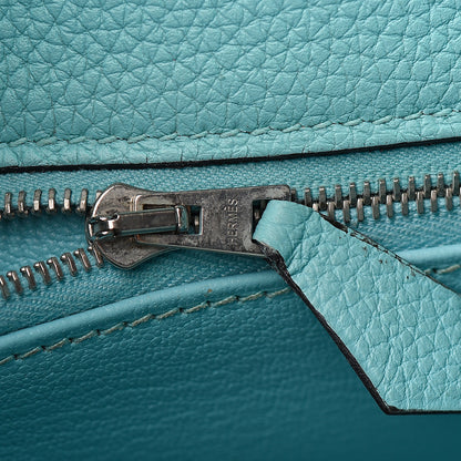 Hermes Togo Kelly Retourne 28 Bleu Atoll 7 of 39